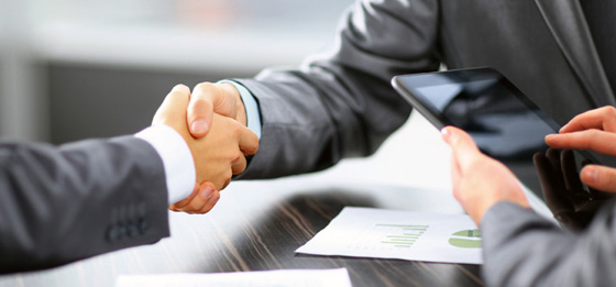 photo of handshake